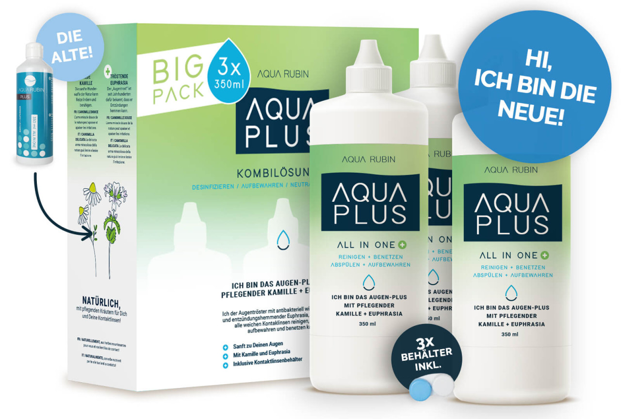 Aqua PLUS - Kombilösung (3x350ml)