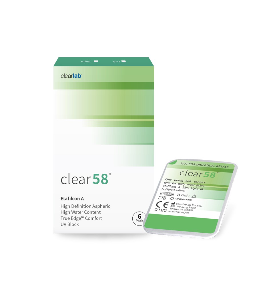 Clear 58 (1x6)