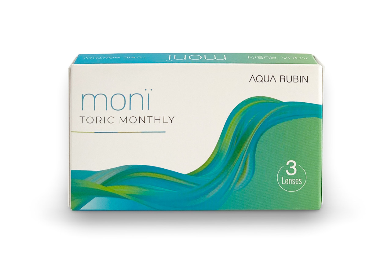 Aqua Rubin - Moni Toric Testlinse (1x1)
